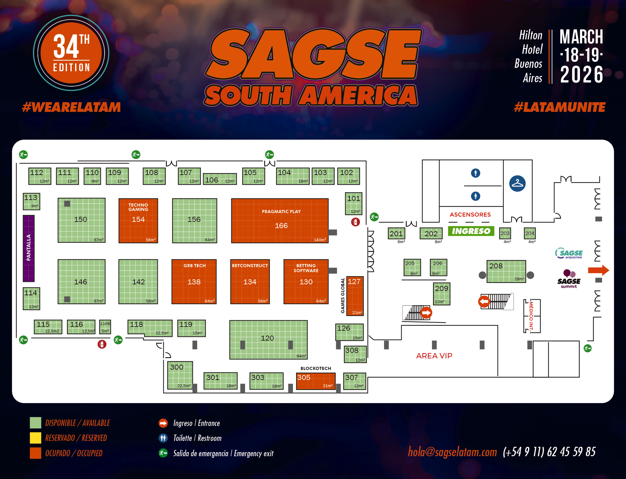 Plano de la exposición