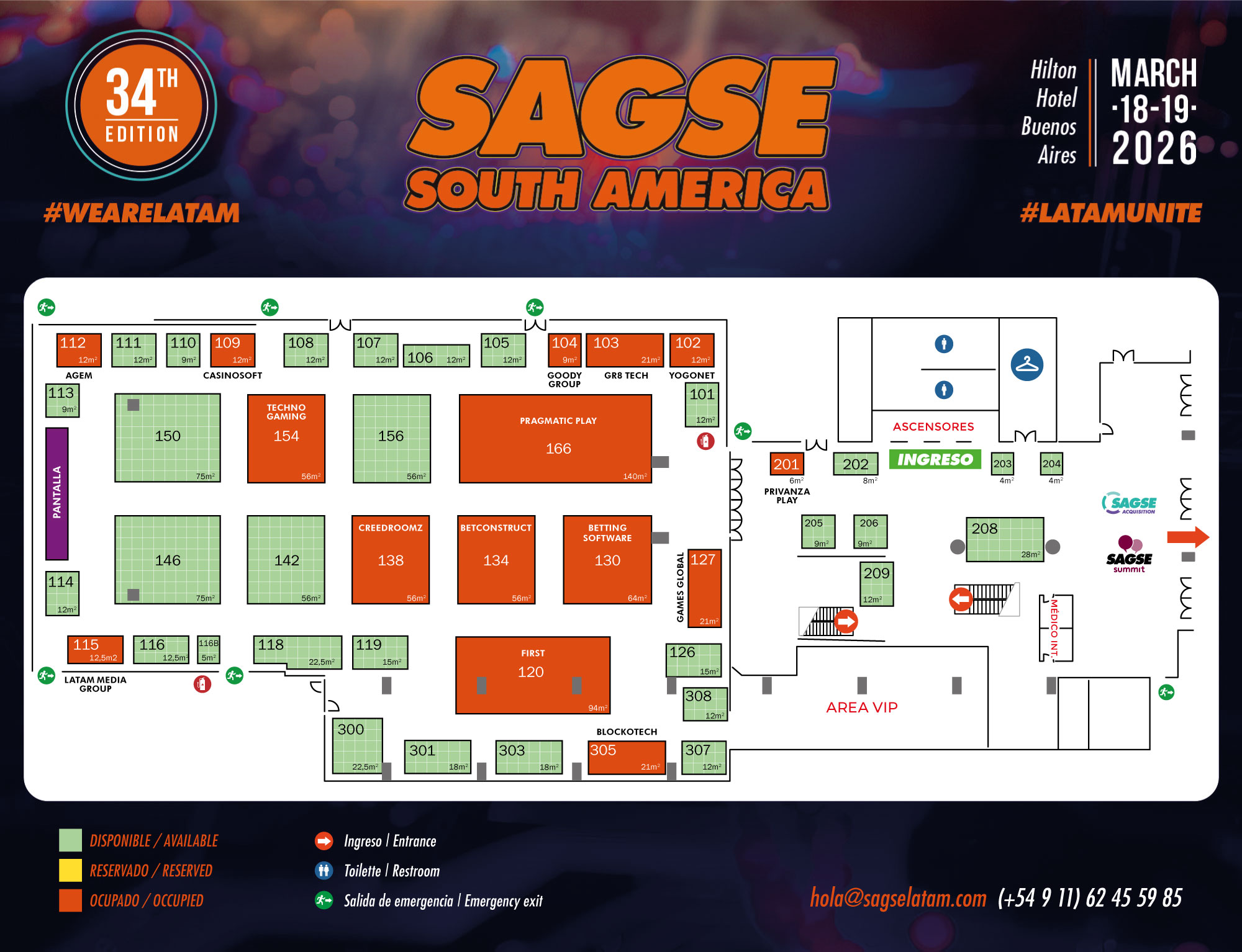 Plano de la exposición