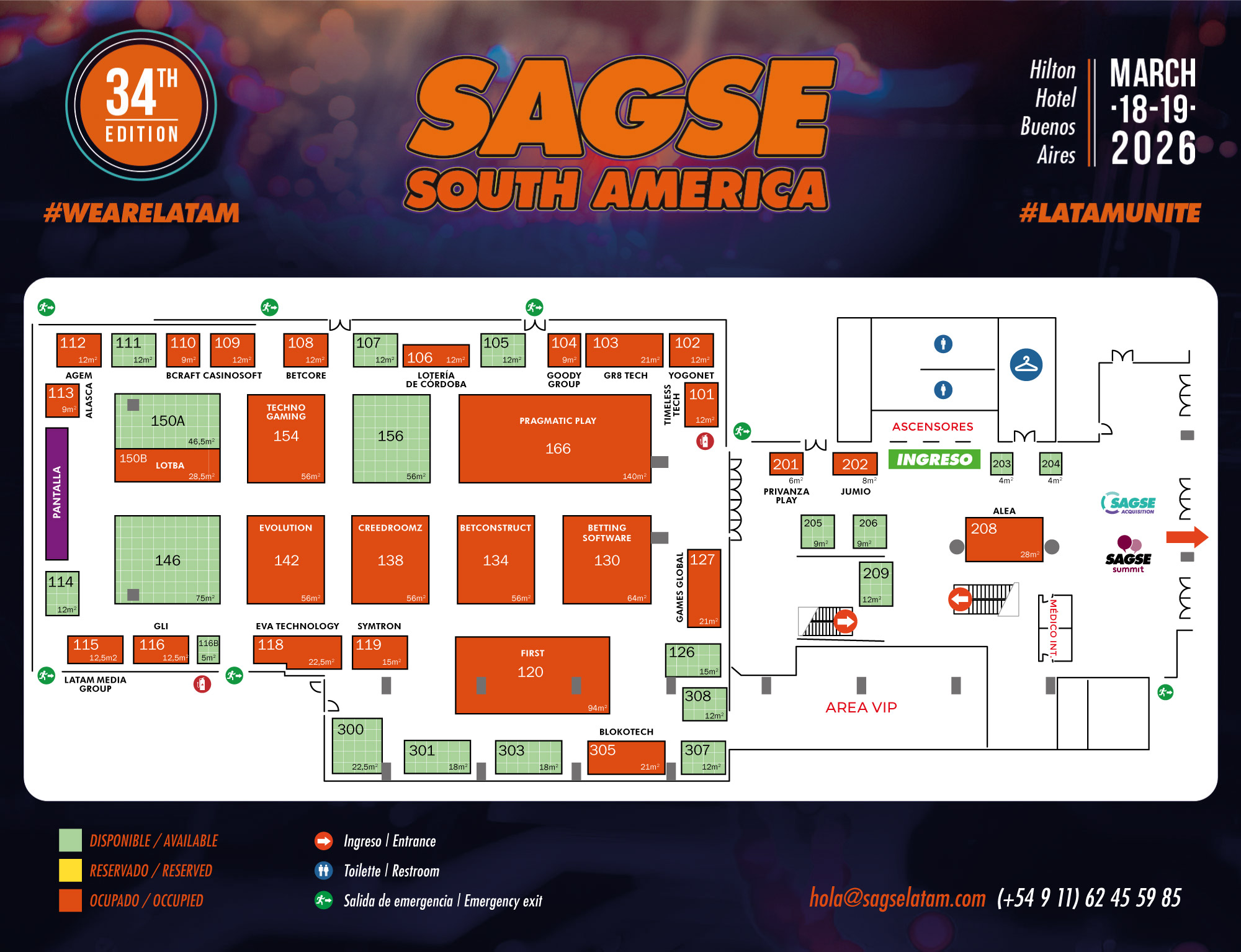 Plano de la exposición