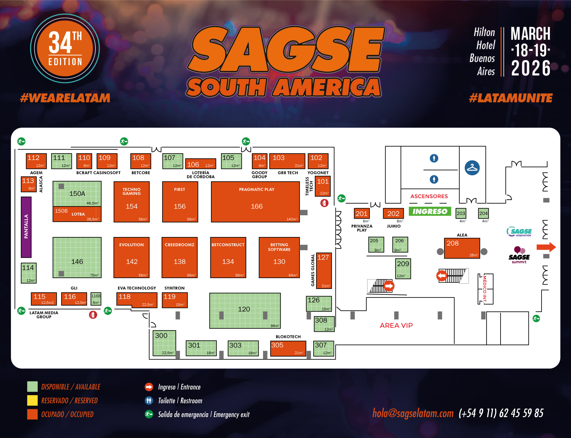 Plano de la exposición